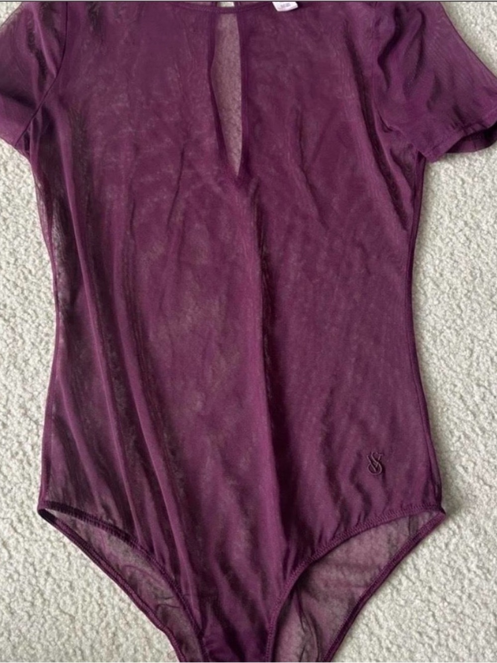 Purple Sheer Bodysuit